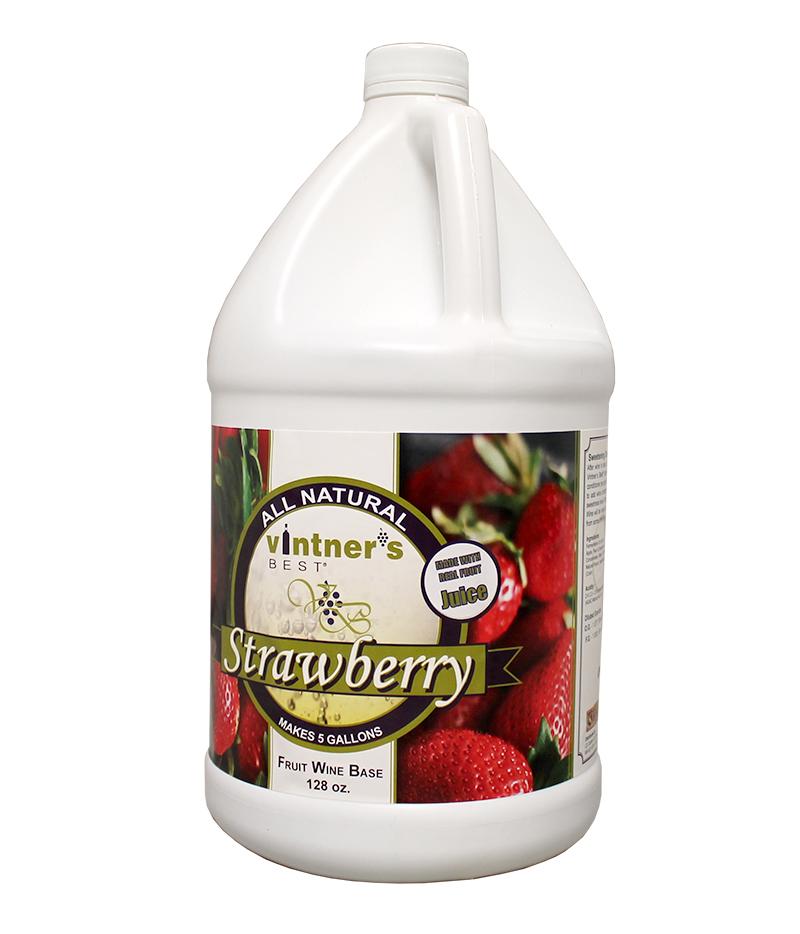 Vintner's Harvest Strawberry Fruit Wine Base 128 oz