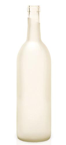750 Ml Bordeaux Frosted Bottles (12/Case)
