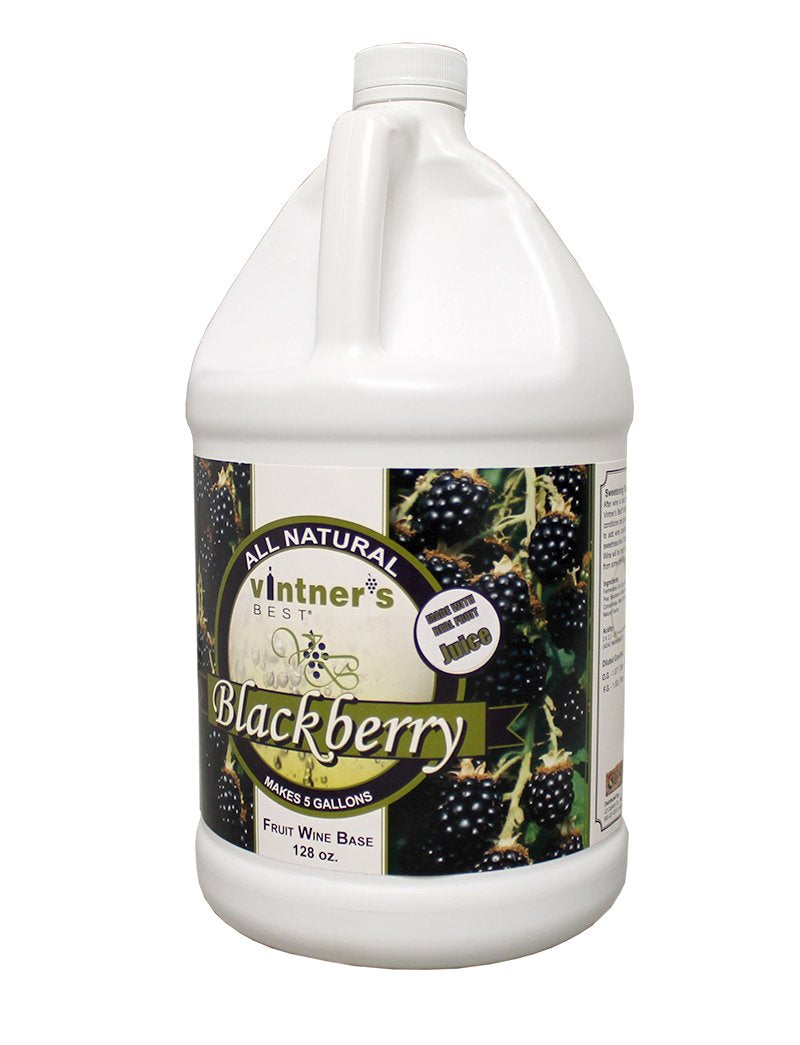 Vintner's Best Blackberry Fruit Wine Base 128 oz