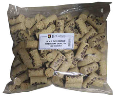 9X1 3/4 Premium Quality Straight Wine Corks 100/Bag