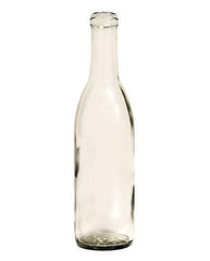 375 Ml Clear Mid-Punt 24Ct. Semi-Bordeaux Bottles