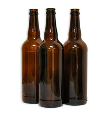 22 Oz Beer Bottle - Amber (12/Case)
