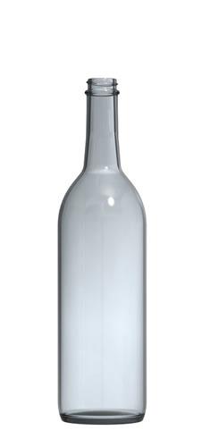 750 Ml Screw Top Clear 5Th  Wine Bottles (12/Case)