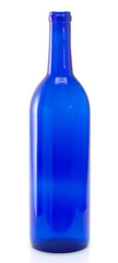 750 Ml Cobalt Blue Claret/Bordeaux Bottles