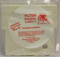 Buon Vino Filter Mini Pad #2 Polish Micron 18 (Pkg Of 3)